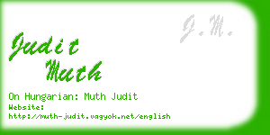 judit muth business card
